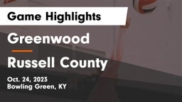 Greenwood  vs Russell County Game Highlights - Oct. 24, 2023