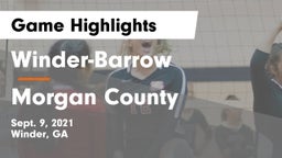 Winder-Barrow  vs Morgan County  Game Highlights - Sept. 9, 2021