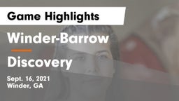 Winder-Barrow  vs Discovery Game Highlights - Sept. 16, 2021