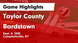 Taylor County  vs Bardstown  Game Highlights - Sept. 8, 2020