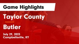 Taylor County  vs Butler Game Highlights - July 29, 2023