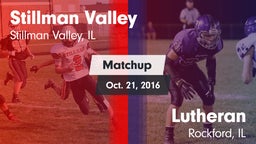 Matchup: Stillman Valley vs. Lutheran  2016