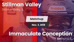 Matchup: Stillman Valley vs. Immaculate Conception  2018