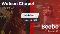 Matchup: Watson Chapel vs. Beebe  2020
