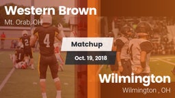 Matchup: Western Brown High vs. Wilmington  2018