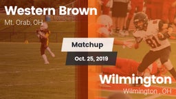 Matchup: Western Brown High vs. Wilmington  2019