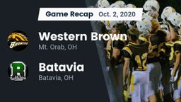 Recap: Western Brown  vs. Batavia  2020