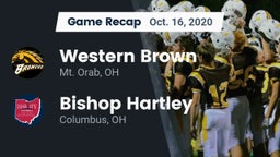 Recap: Western Brown  vs. Bishop Hartley  2020