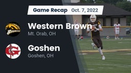 Recap: Western Brown  vs. Goshen  2022