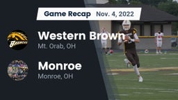 Recap: Western Brown  vs. Monroe  2022