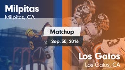 Matchup: Milpitas vs. Los Gatos  2016
