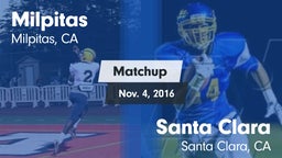 Matchup: Milpitas vs. Santa Clara  2016