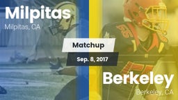 Matchup: Milpitas vs. Berkeley  2017
