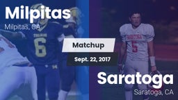 Matchup: Milpitas vs. Saratoga  2017