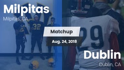 Matchup: Milpitas vs. Dublin  2018