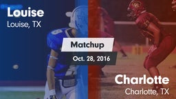 Matchup: Louise vs. Charlotte  2016