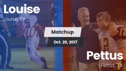 Matchup: Louise vs. Pettus  2016