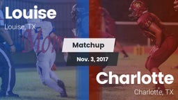 Matchup: Louise vs. Charlotte  2017