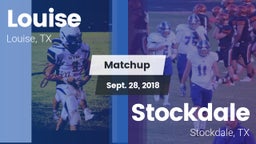Matchup: Louise vs. Stockdale  2018
