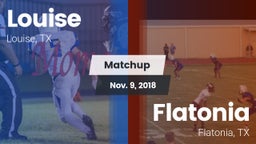 Matchup: Louise vs. Flatonia  2018