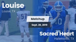 Matchup: Louise vs. Sacred Heart  2019