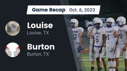 Recap: Louise  vs. Burton  2023