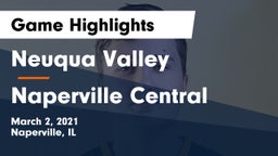 Neuqua Valley  vs Naperville Central  Game Highlights - March 2, 2021