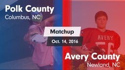 Matchup: Polk County vs. Avery County  2016