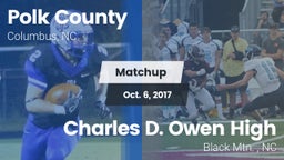 Matchup: Polk County vs. Charles D. Owen High 2017