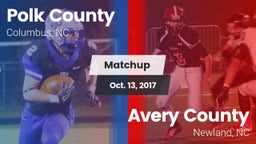 Matchup: Polk County vs. Avery County  2017