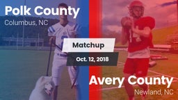 Matchup: Polk County vs. Avery County  2018