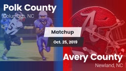 Matchup: Polk County vs. Avery County  2019