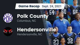 Recap: Polk County  vs. Hendersonville  2021