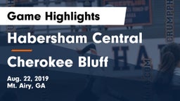Habersham Central vs Cherokee Bluff   Game Highlights - Aug. 22, 2019