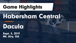 Habersham Central vs Dacula  Game Highlights - Sept. 3, 2019