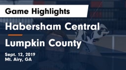 Habersham Central vs Lumpkin County  Game Highlights - Sept. 12, 2019
