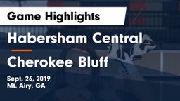 Habersham Central vs Cherokee Bluff   Game Highlights - Sept. 26, 2019