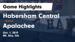 Habersham Central vs Apalachee  Game Highlights - Oct. 1, 2019