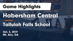Habersham Central vs Tallulah Falls School Game Highlights - Oct. 3, 2019