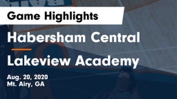 Habersham Central vs Lakeview Academy  Game Highlights - Aug. 20, 2020