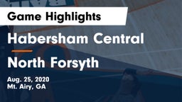 Habersham Central vs North Forsyth  Game Highlights - Aug. 25, 2020