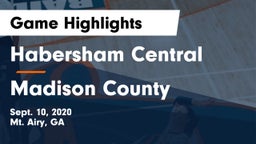 Habersham Central vs Madison County  Game Highlights - Sept. 10, 2020