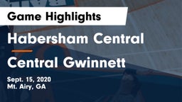Habersham Central vs Central Gwinnett  Game Highlights - Sept. 15, 2020