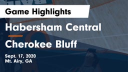 Habersham Central vs Cherokee Bluff   Game Highlights - Sept. 17, 2020