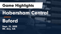 Habersham Central vs Buford  Game Highlights - Sept. 22, 2020