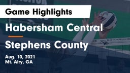 Habersham Central vs Stephens County  Game Highlights - Aug. 10, 2021