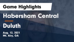 Habersham Central vs Duluth  Game Highlights - Aug. 12, 2021