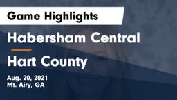 Habersham Central vs Hart County  Game Highlights - Aug. 20, 2021
