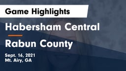 Habersham Central vs Rabun County  Game Highlights - Sept. 16, 2021