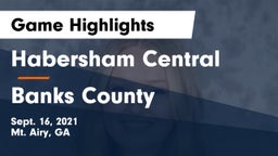 Habersham Central vs Banks County  Game Highlights - Sept. 16, 2021